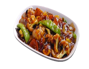 Mixed Vegetable With Satay Sauce 