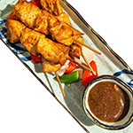 Chicken Satay On Skewer (4) 