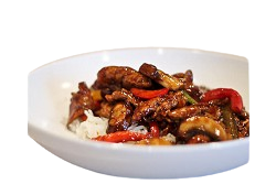 Bbq Pork With Chinese Mushrooms 